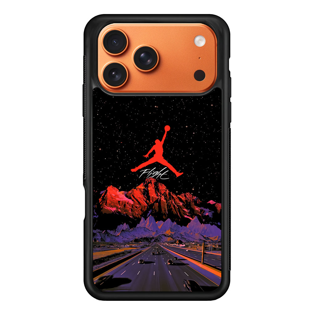 Air Jordan Night Road Landscape iPhone 17 Pro Max Case