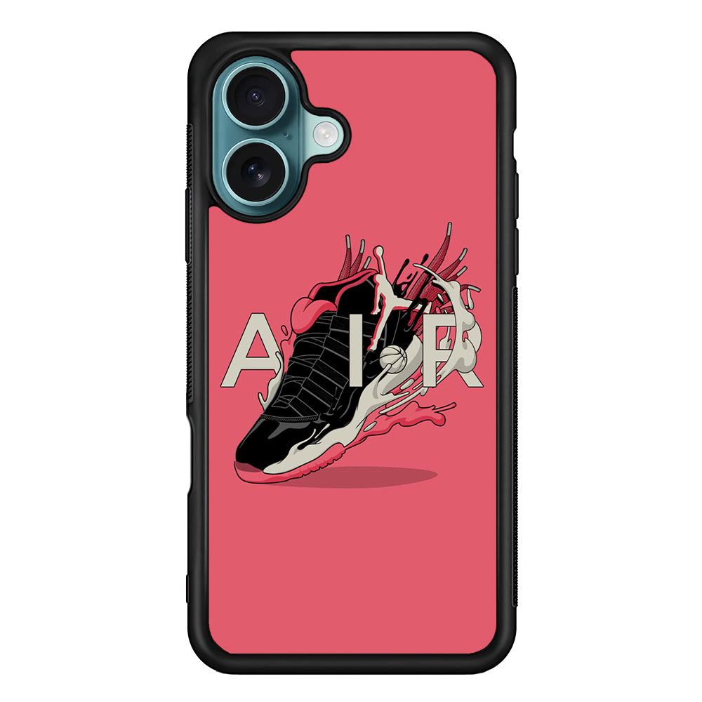 Air Jordan Paint Of Shoes Art iPhone 16 Case - Xtracase