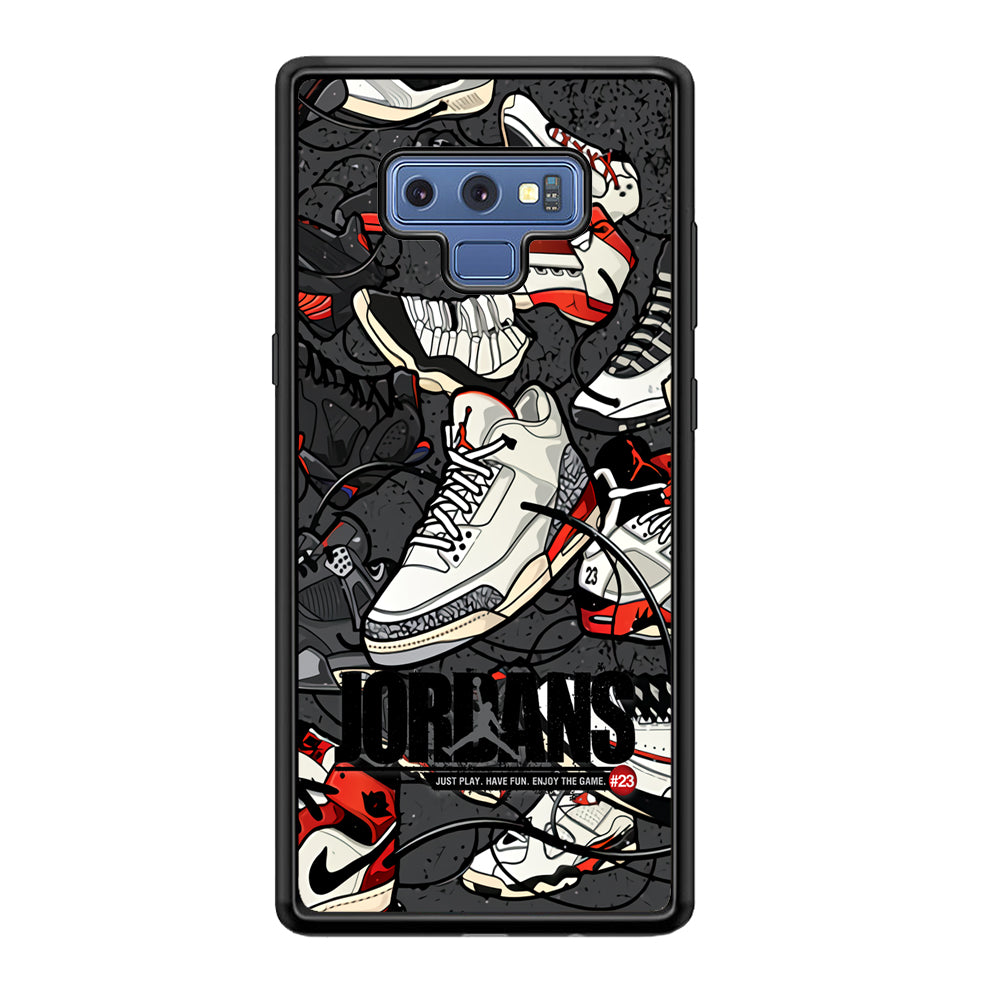 Air Jordan Play and Enjoy The Game Samsung Galaxy Note 9 Case-Xtracase