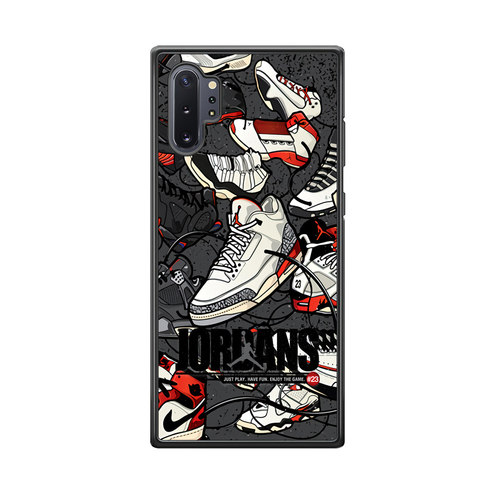 Air Jordan Play and Enjoy The Game Samsung Galaxy Note 10 Plus Case-Xtracase