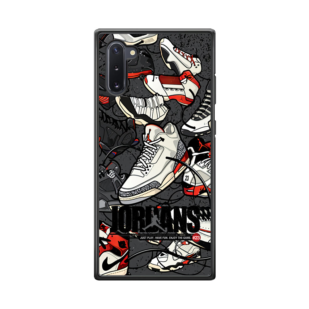 Air Jordan Play and Enjoy The Game Samsung Galaxy Note 10 Case-Xtracase