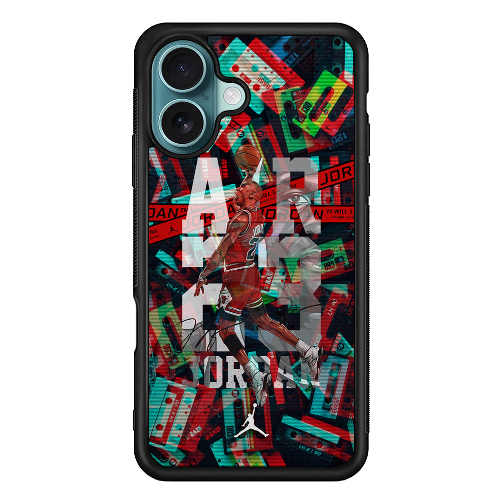 Air Jordan Record The Moment iPhone 16 Plus Case - Xtracase