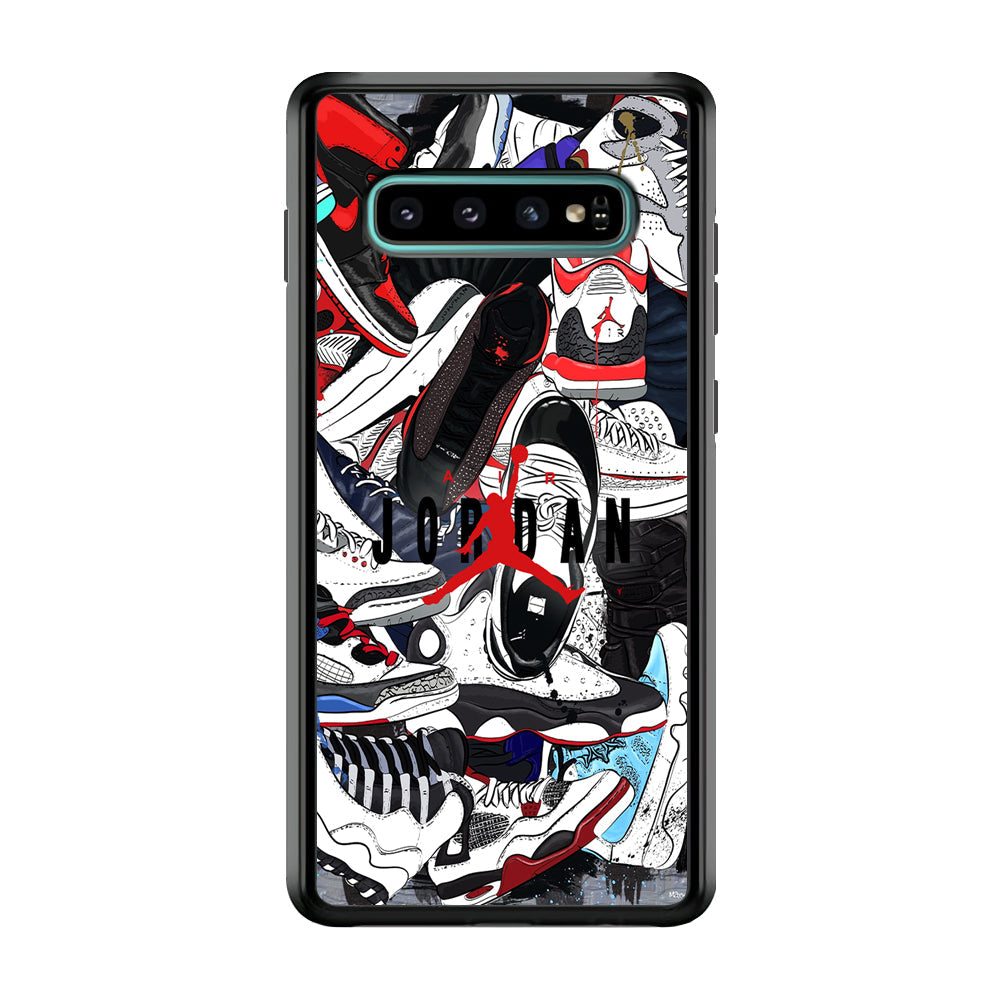 Air Jordan Scattered Collection Samsung Galaxy S10 Case-Xtracase