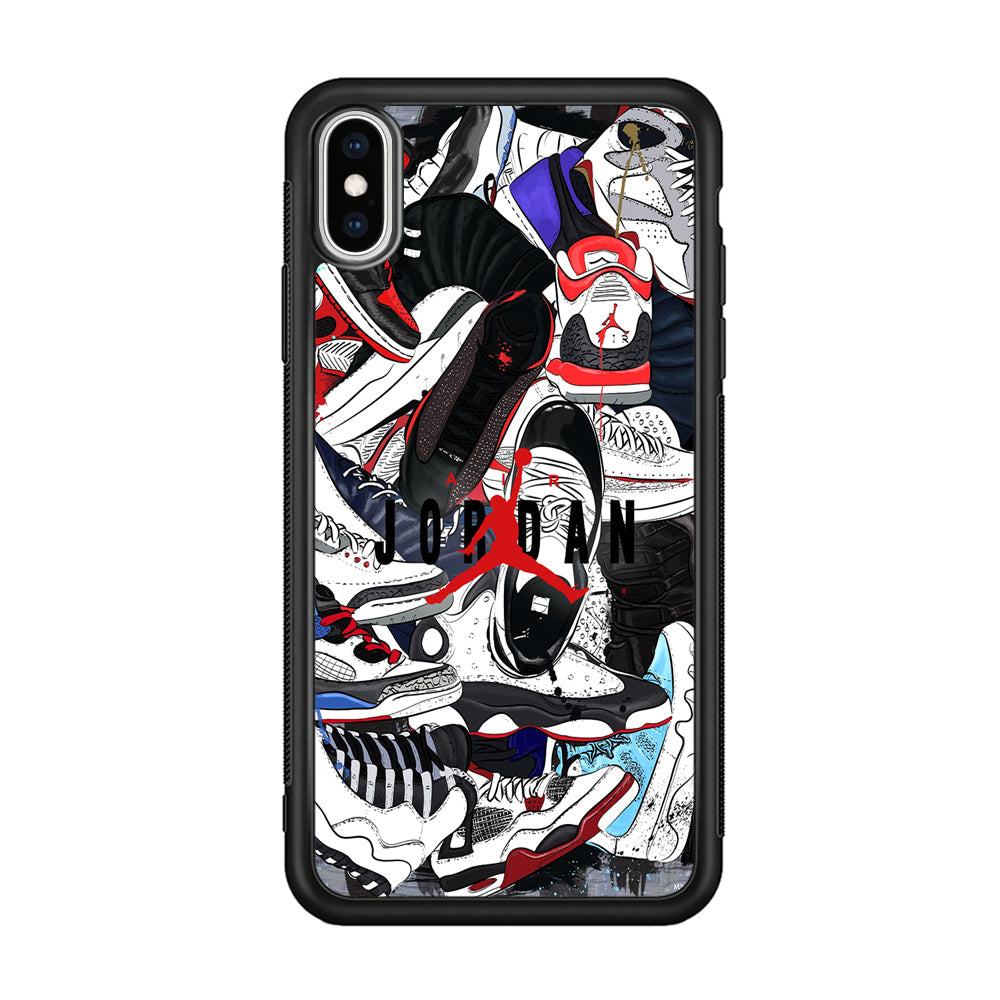 Air Jordan Scattered Collection iPhone Xs Case-Xtracase