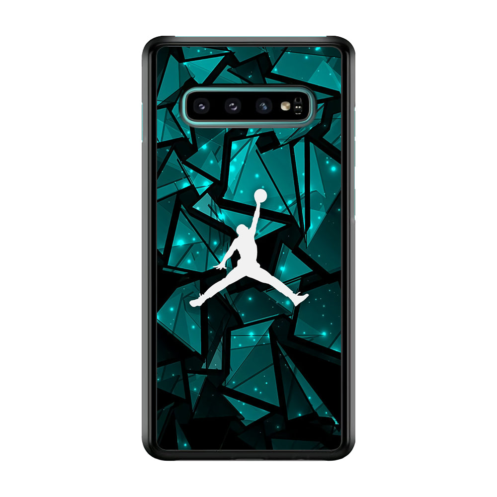 Air Jordan Shards of Crystal Samsung Galaxy S10 Plus Case-Xtracase