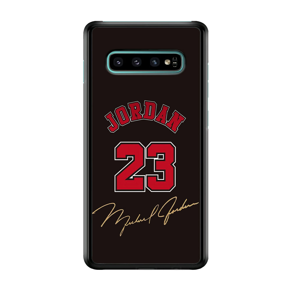 Air Jordan Signature Number Samsung Galaxy S10 Case-Xtracase