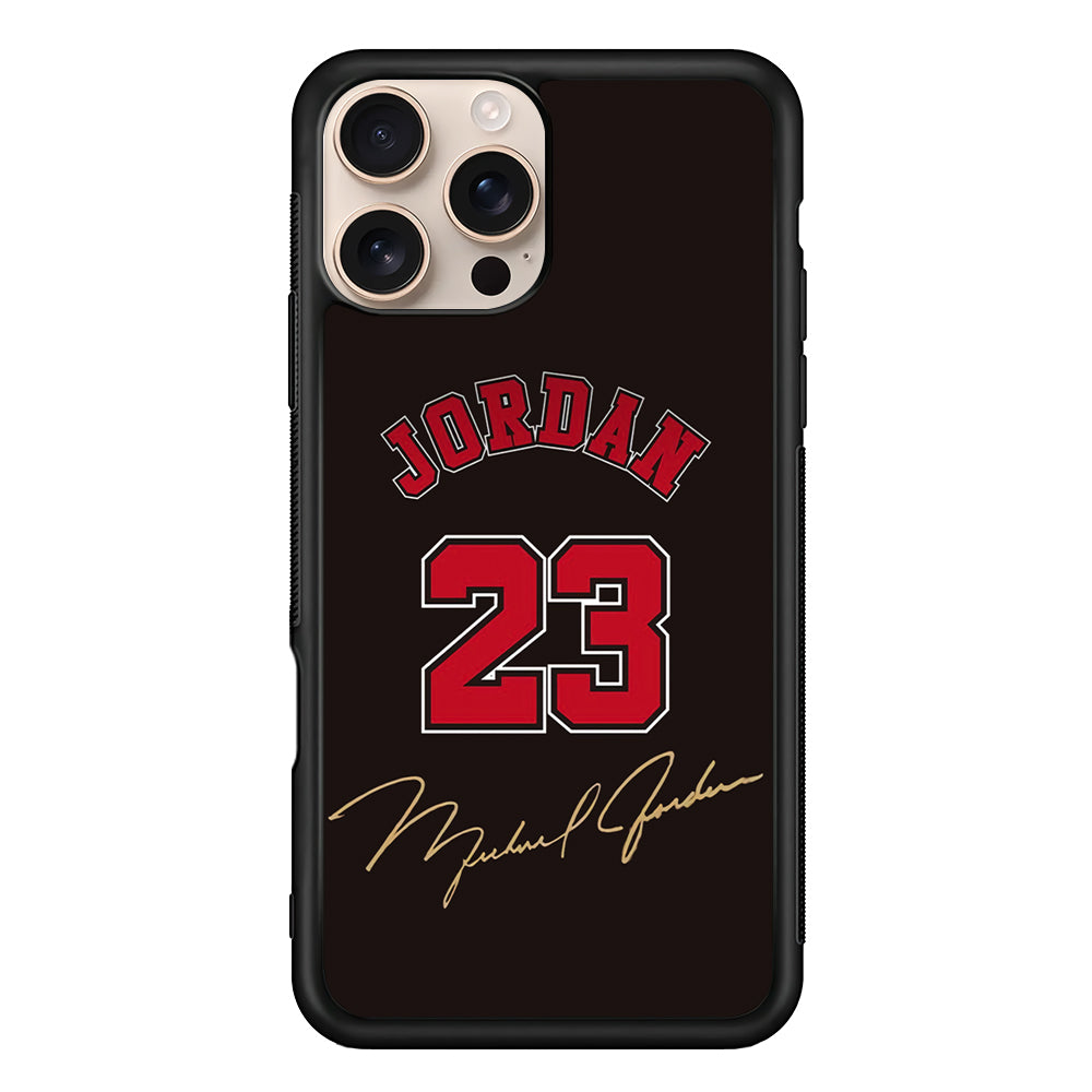 Air Jordan Signature Number iPhone 16 Pro Case - Xtracase