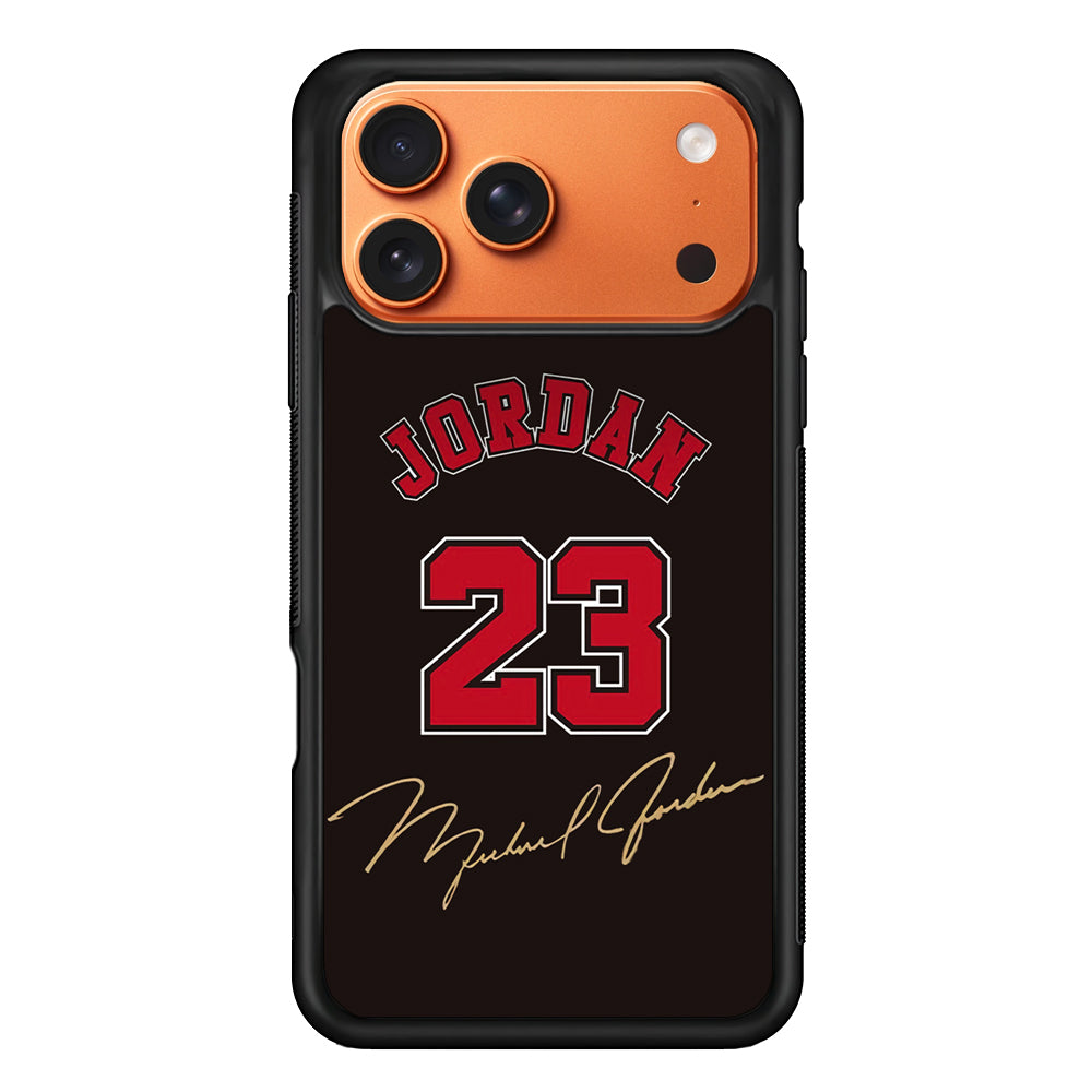 Air Jordan Signature Number iPhone 17 Pro Max Case