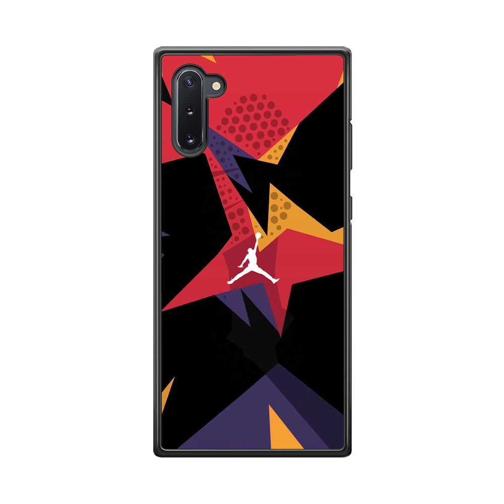 Air Jordan Silhouette of Footstep Samsung Galaxy Note 10 Case-Xtracase