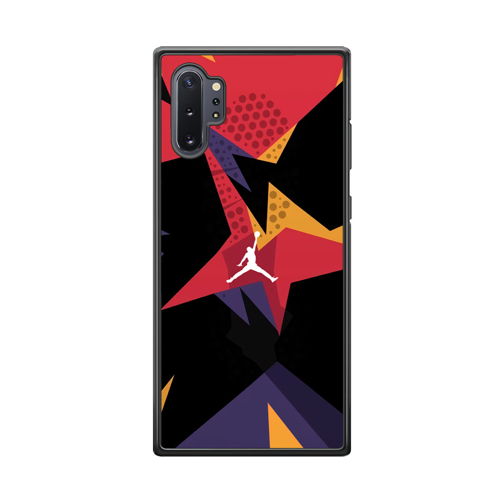 Air Jordan Silhouette of Footstep Samsung Galaxy Note 10 Plus Case-Xtracase