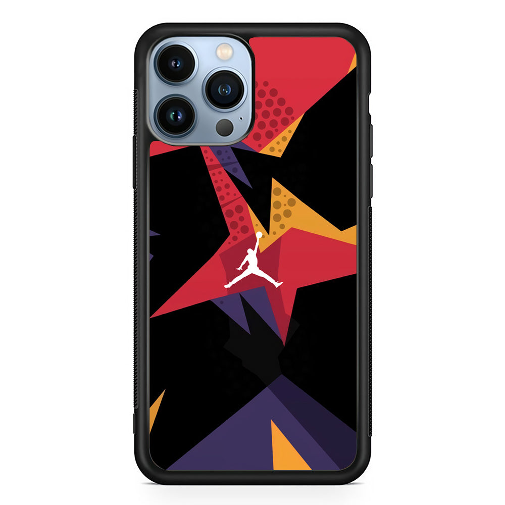 Air Jordan Silhouette of Footstep iPhone 15 Pro Max Case-Xtracase