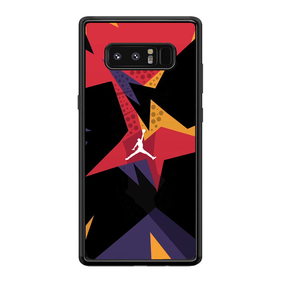 Air Jordan Silhouette of Footstep Samsung Galaxy Note 8 Case-Xtracase