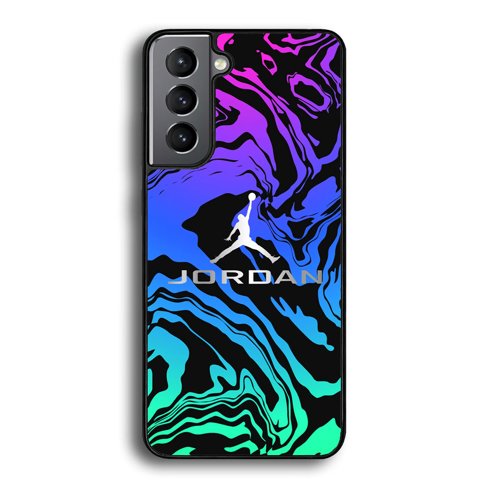 Air Jordan Silver Gradation Samsung Galaxy S21 Plus Case-Xtracase