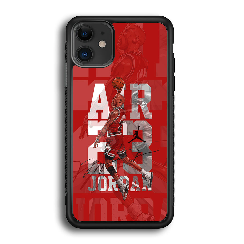 Air Jordan Silver Light iPhone 12 Case-Xtracase