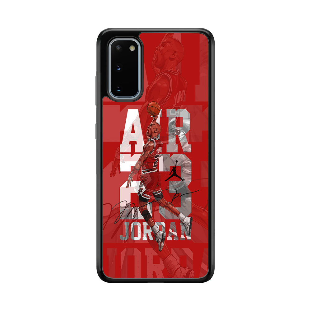 Air Jordan Silver Light Samsung Galaxy S20 Case-Xtracase