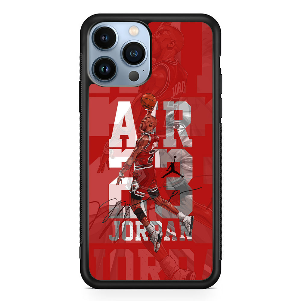 Air Jordan Silver Light iPhone 15 Pro Case-Xtracase