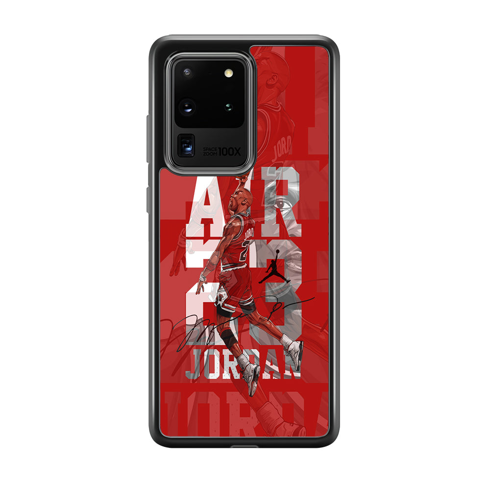 Air Jordan Silver Light Samsung Galaxy S20 Ultra Case-Xtracase