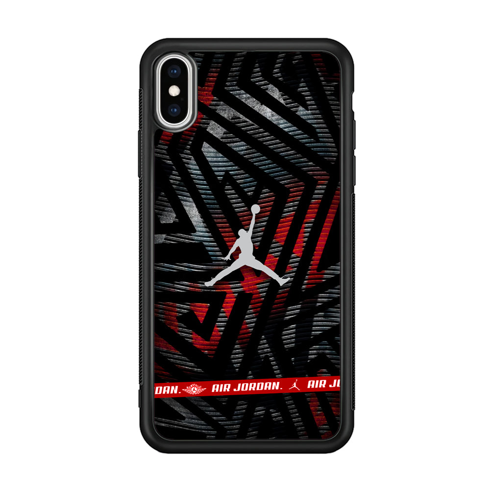 Air Jordan Strokes in Streak iPhone X Case-Xtracase