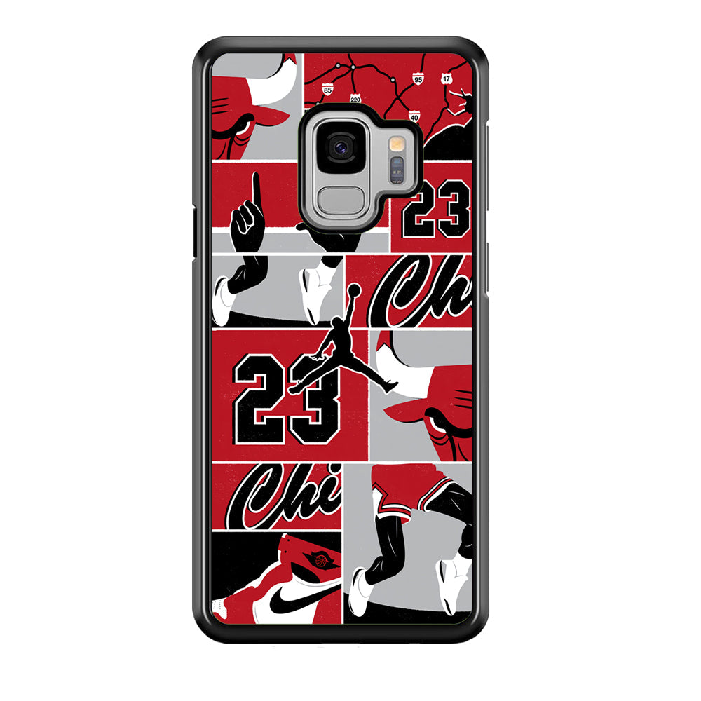 Air Jordan Team Collage Backdrop Samsung Galaxy S9 Case-Xtracase