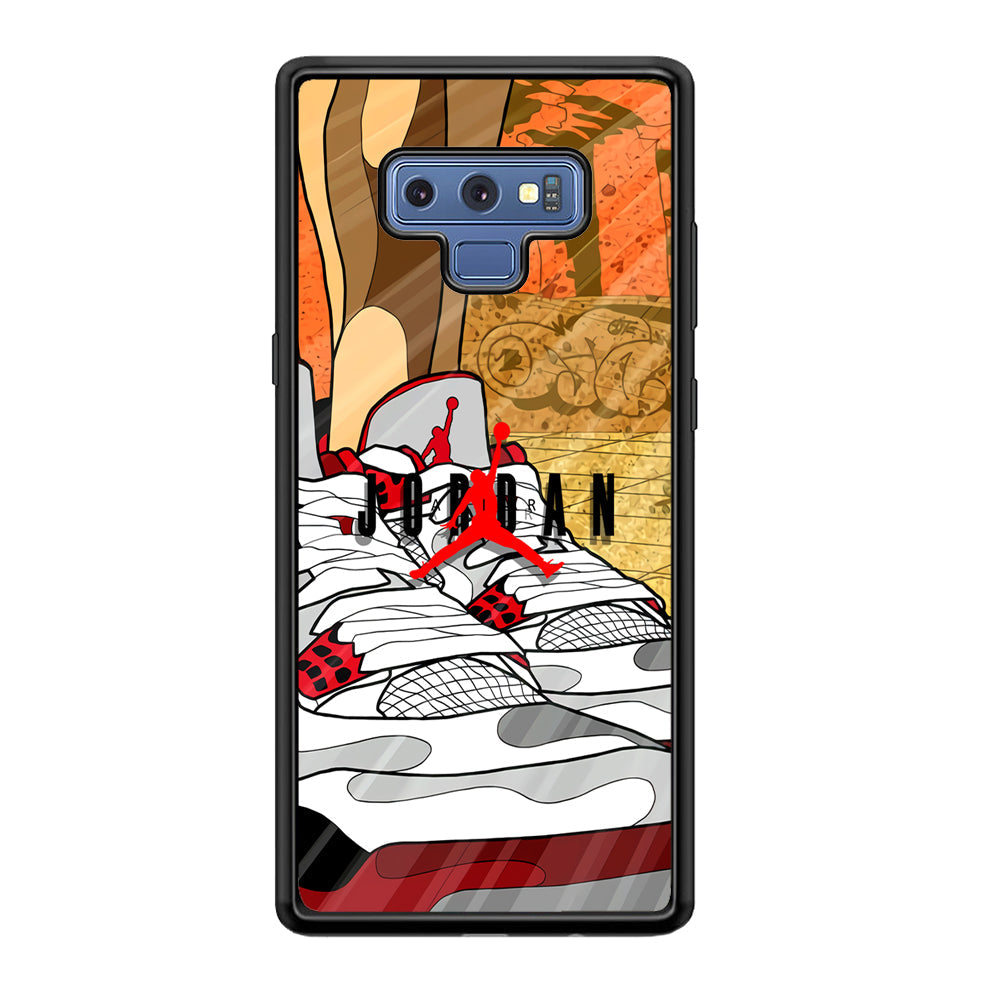 Air Jordan The Cartoon Shoes Samsung Galaxy Note 9 Case-Xtracase