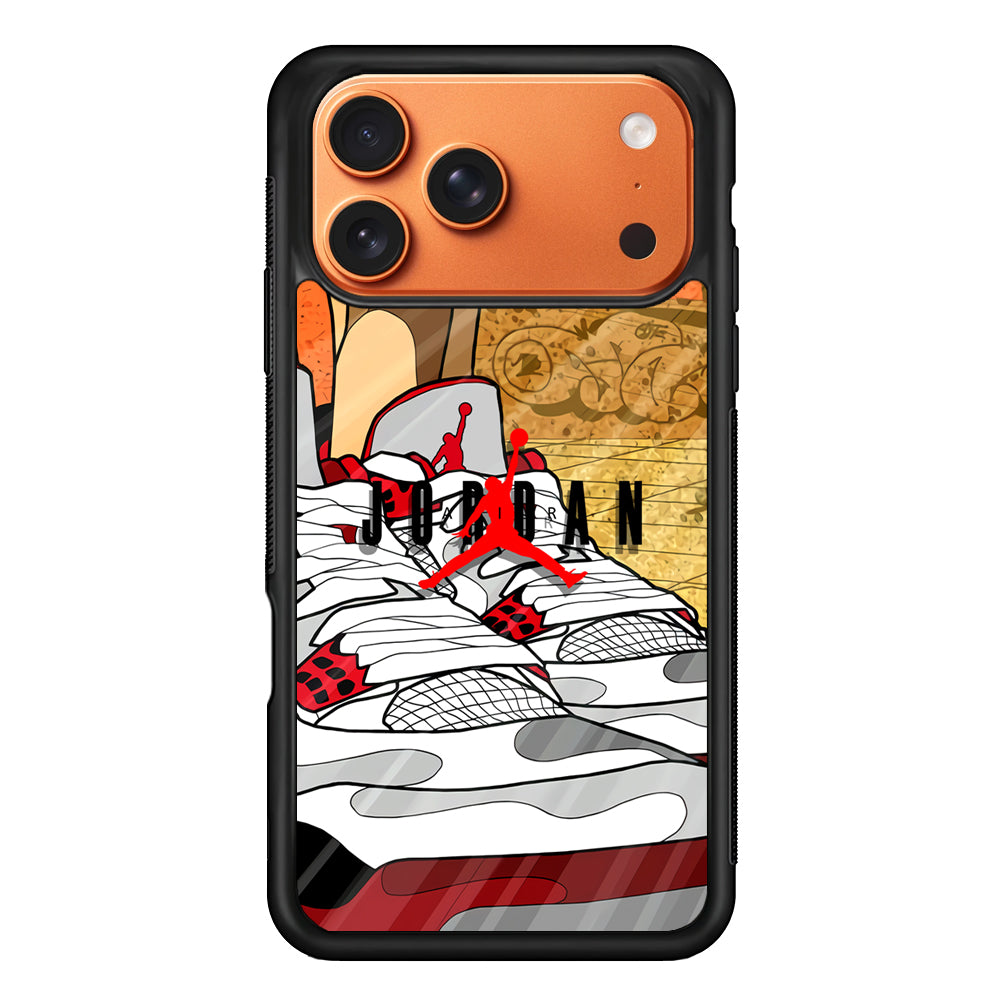 Air Jordan The Cartoon Shoes iPhone 17 Pro Max Case