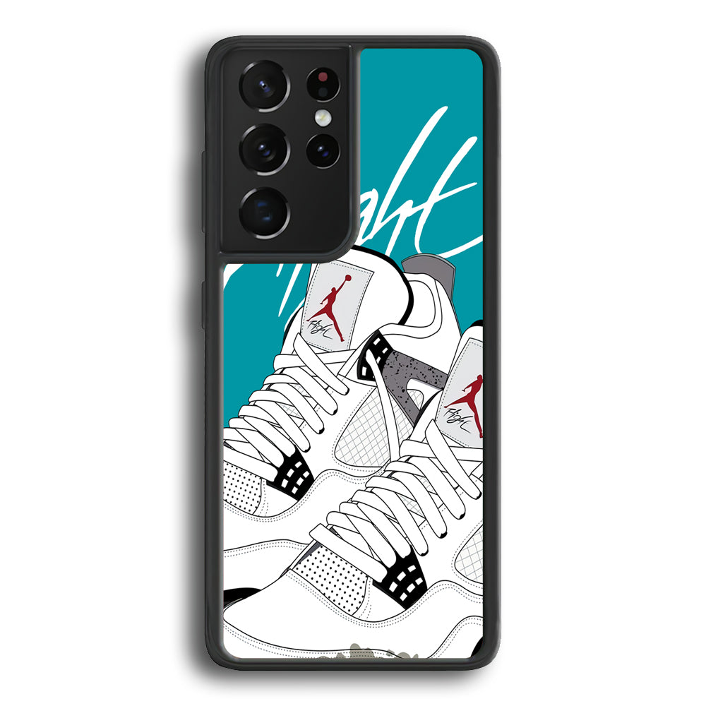 Air Jordan The White Shoes Samsung Galaxy S25 Ultra Case-Xtracase