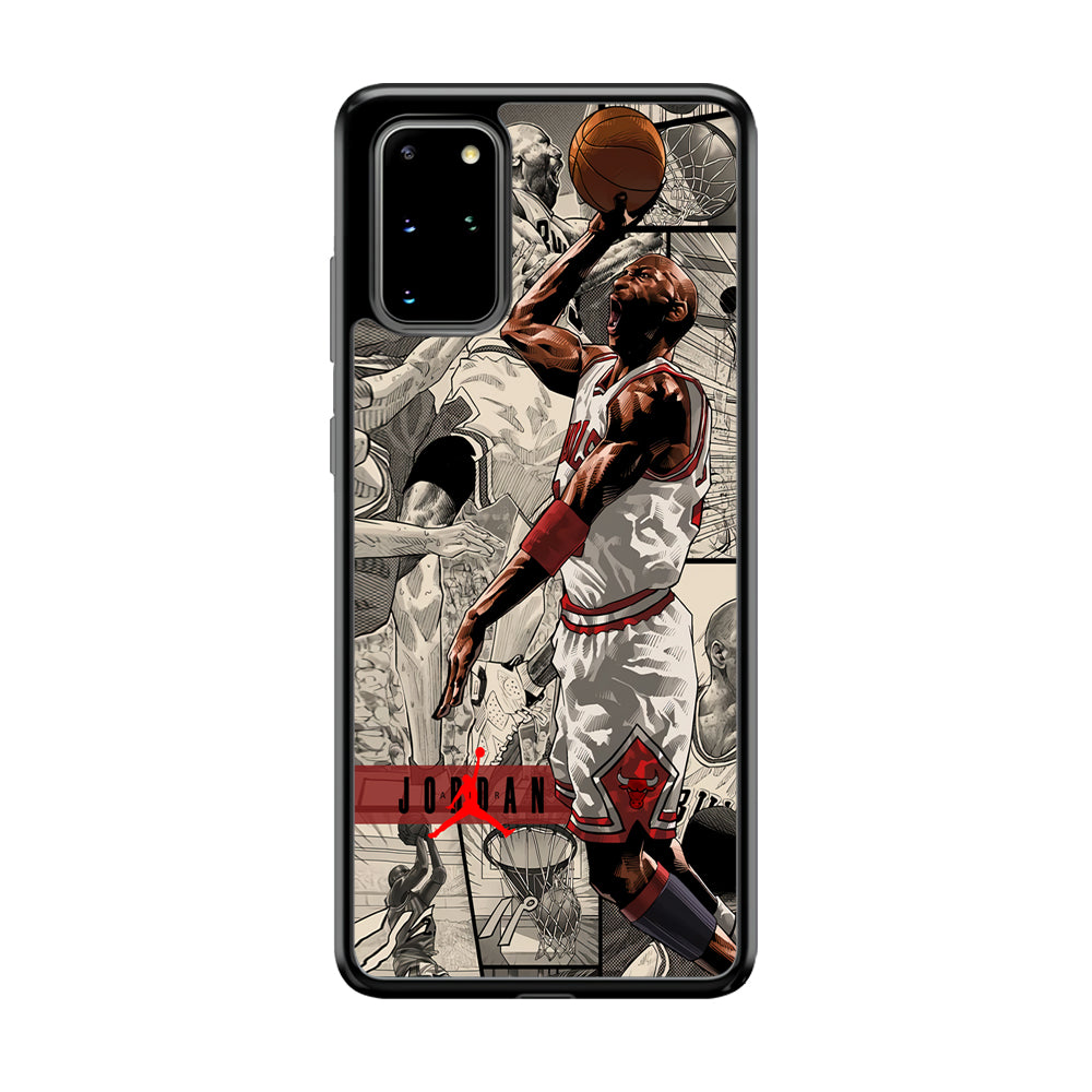 Air Jordan Unusual Jumping Man Samsung Galaxy S20 Plus Case-Xtracase