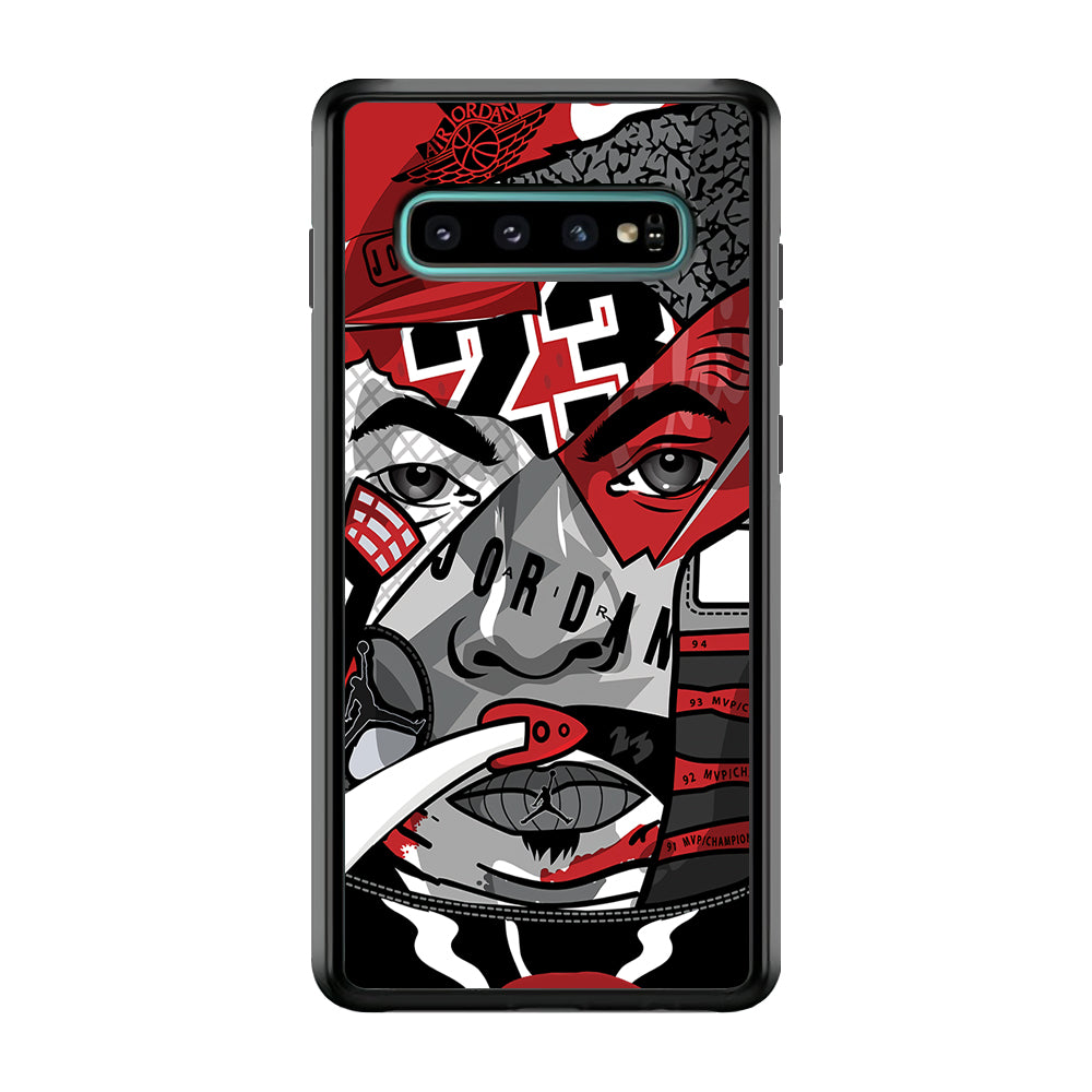 Air Jordan Warrior's Eyes Samsung Galaxy S10 Case-Xtracase