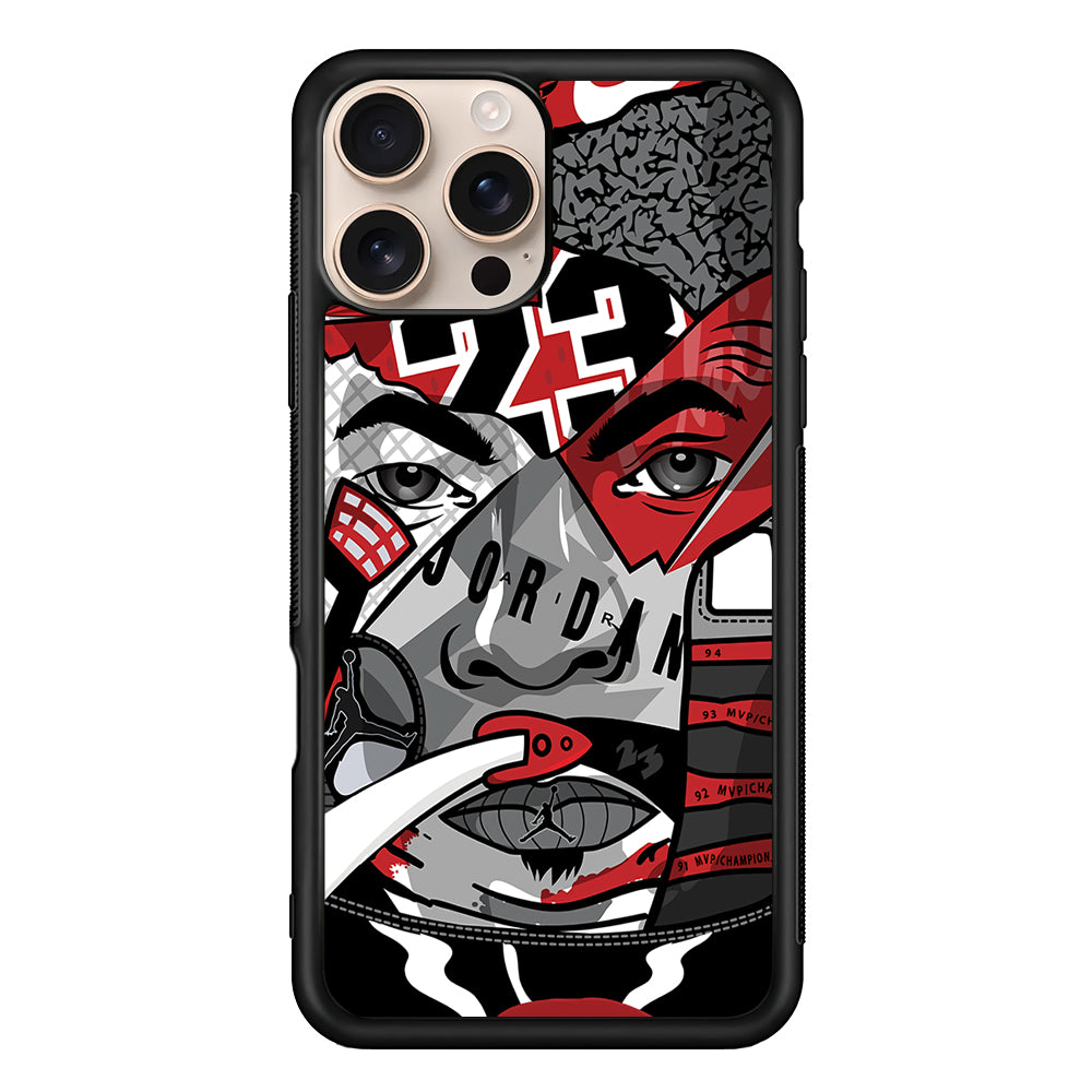 Air Jordan Warrior's Eyes iPhone 16 Pro Case - Xtracase