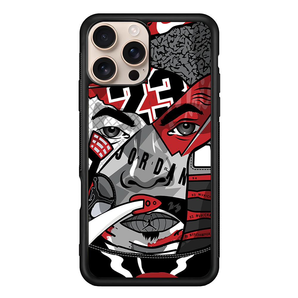 Air Jordan Warrior's Eyes iPhone 16 Pro Max Case - Xtracase
