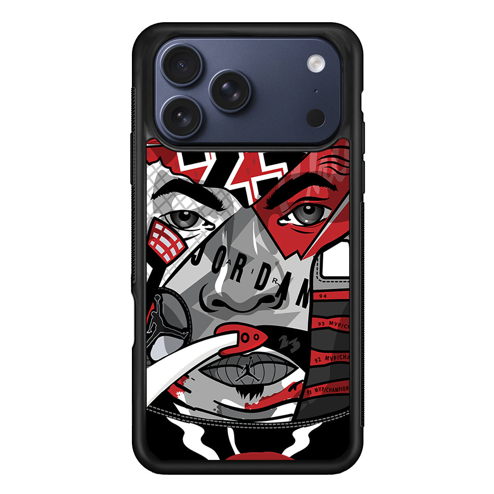 Air Jordan Warrior's Eyes iPhone 17 Pro Case - Xtracase