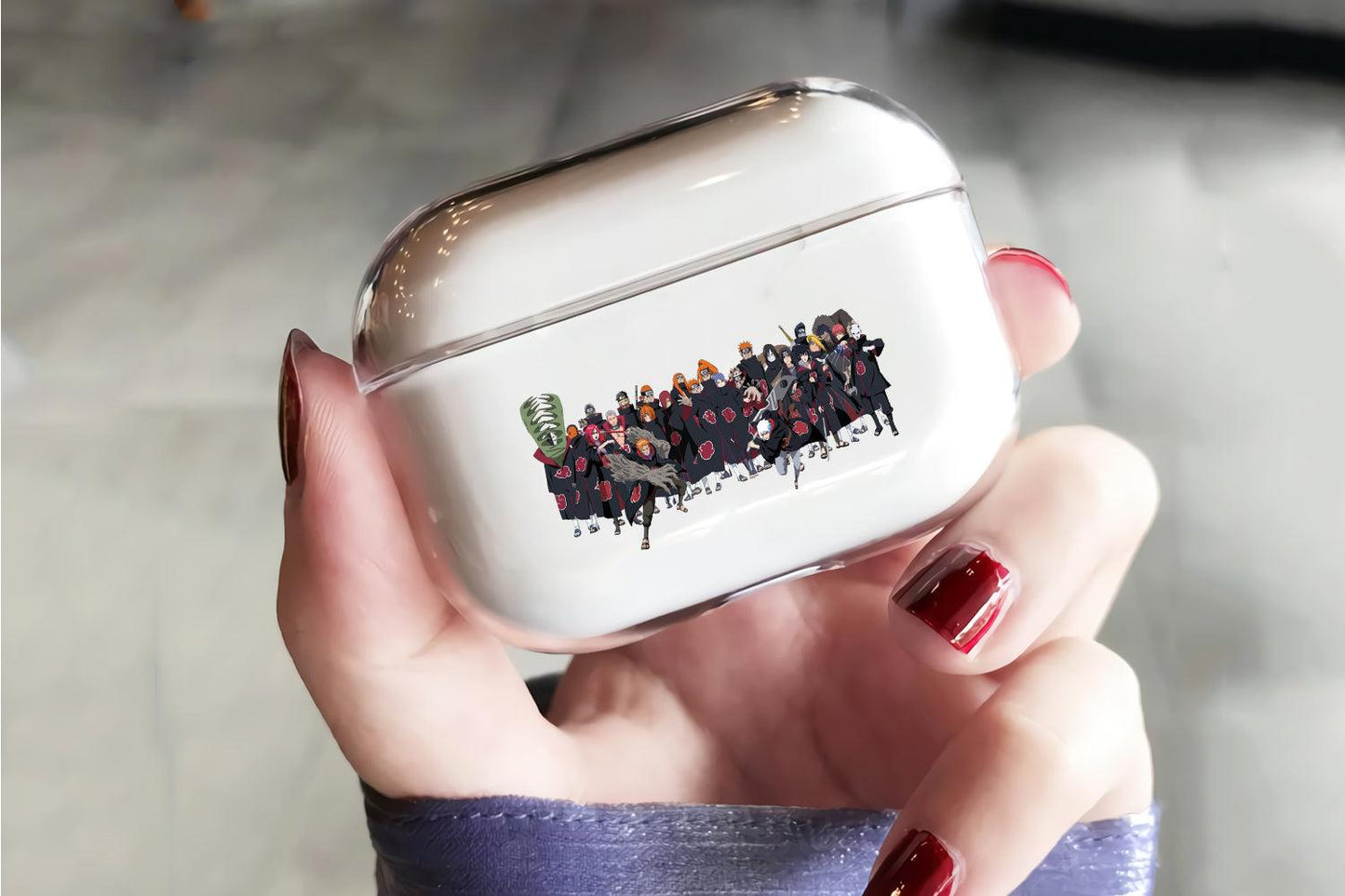 Akatsuki full Team Apple Airpod Pro 3 Clear Case-Xtracase