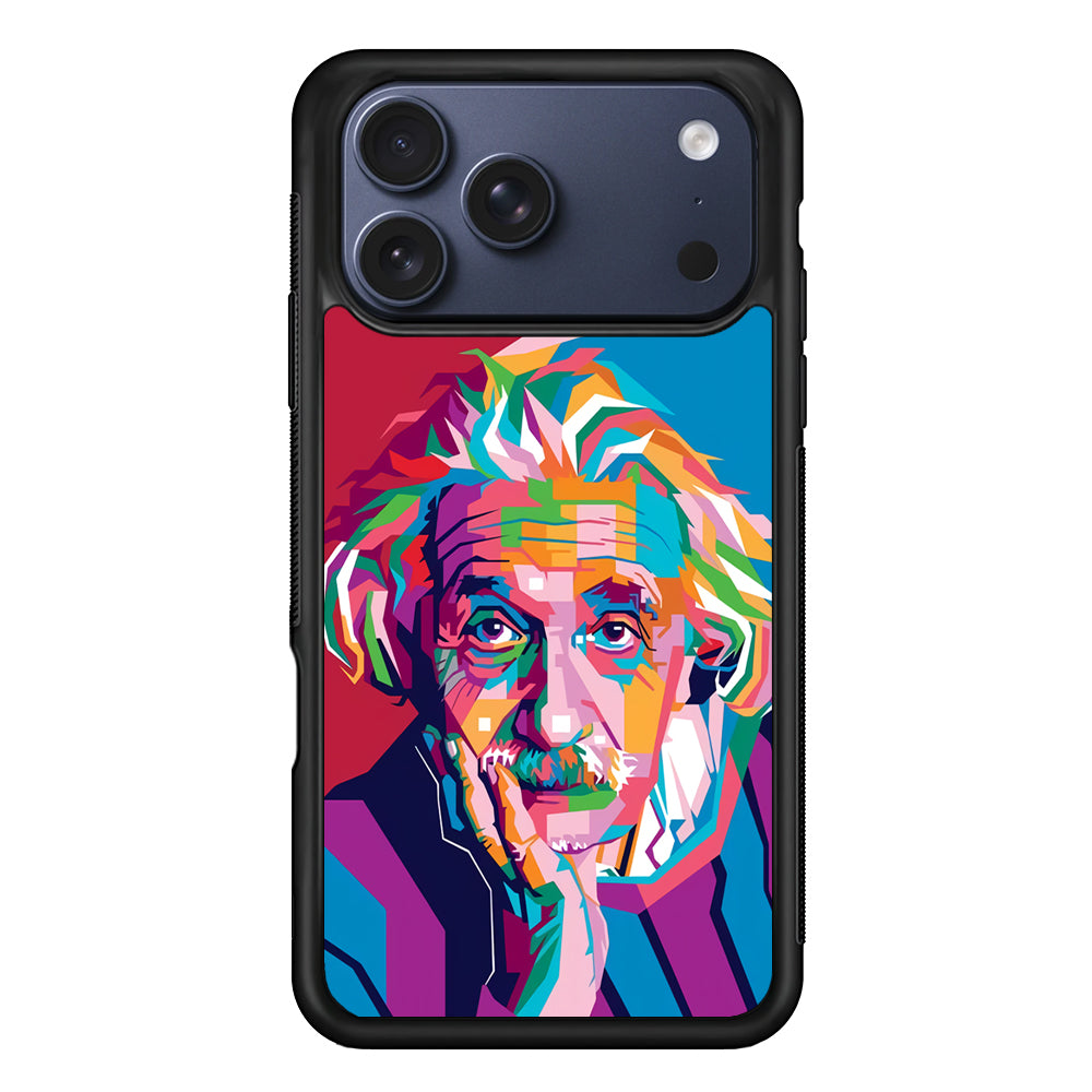 Albert Einstein Pop Art Illustration iPhone 17 Pro Case - Xtracase