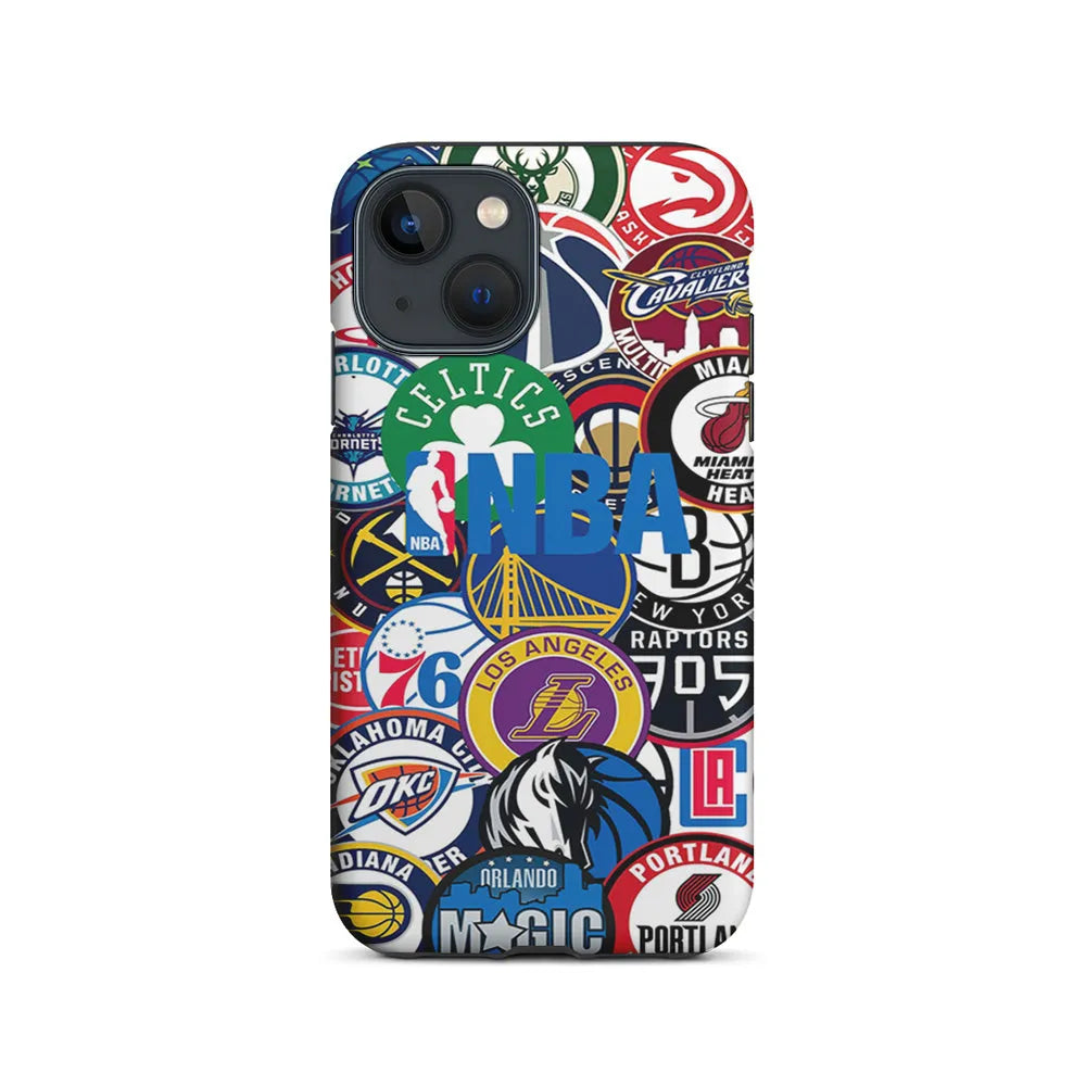 All NBA Basketball Teams iPhone 15 Plus Case-2 in 1 Tough Case-Xtracase