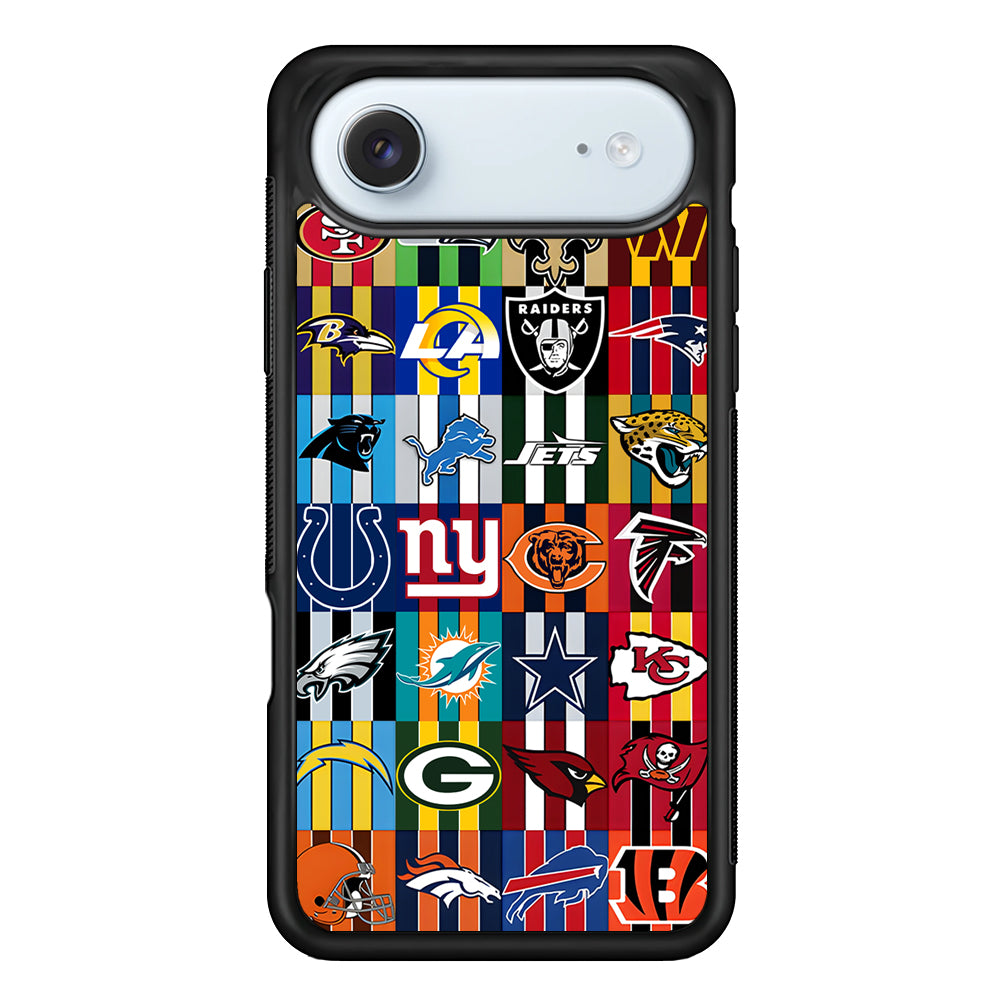 All NFL Football Logo iPhone 17 Air Case - Xtracase