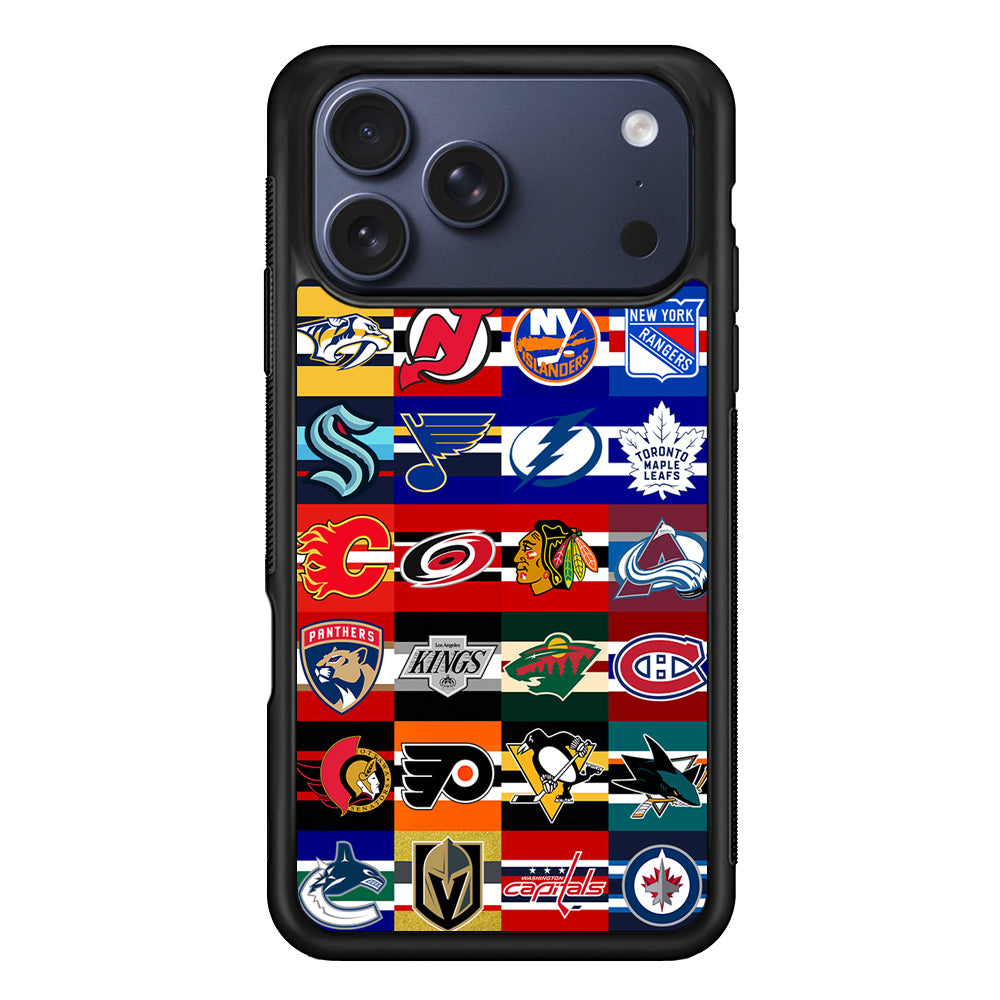 All NHL Teams Jersey iPhone 17 Pro Max Case - Xtracase