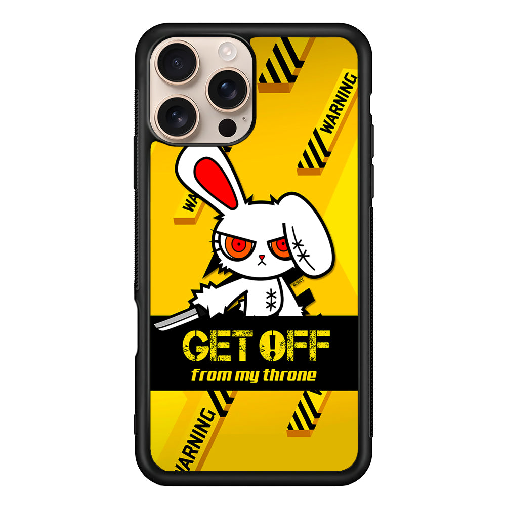 Angry Bunny Throne iPhone 16 Pro Case - iPhone 16 Pro