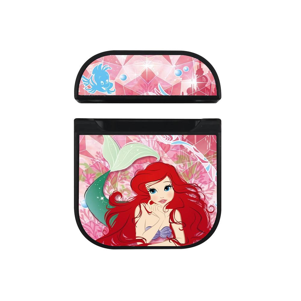 Ariel Mermaid The Red Beauty Hair Apple Airpods Case-Xtracase