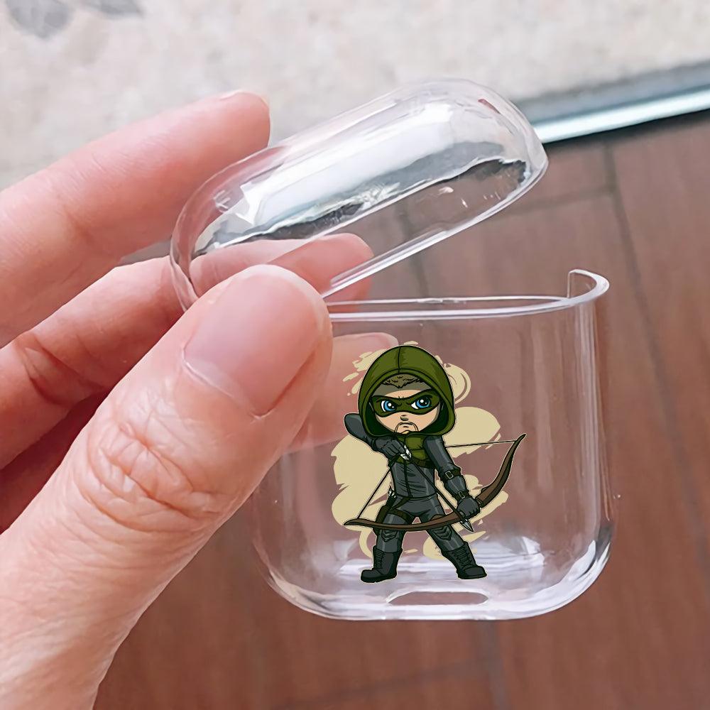 Arrow Mini Cartoon Apple Airpods Clear Case-Xtracase