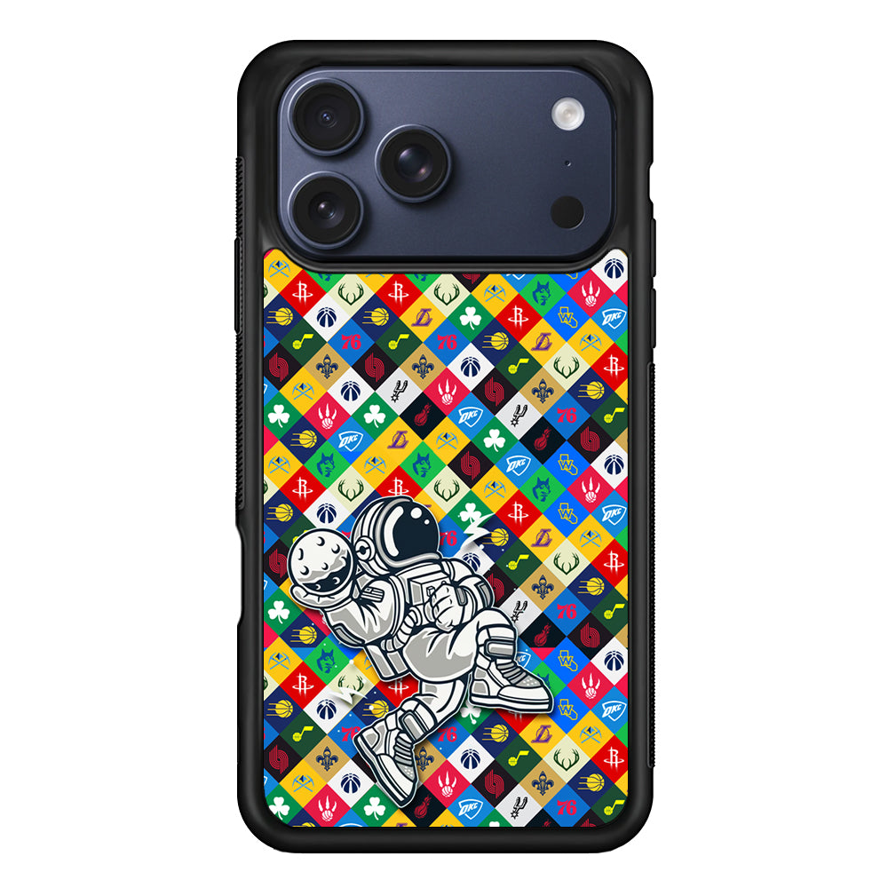 Astronauts Basketball Team Logo iPhone 17 Pro Max Case - Xtracase