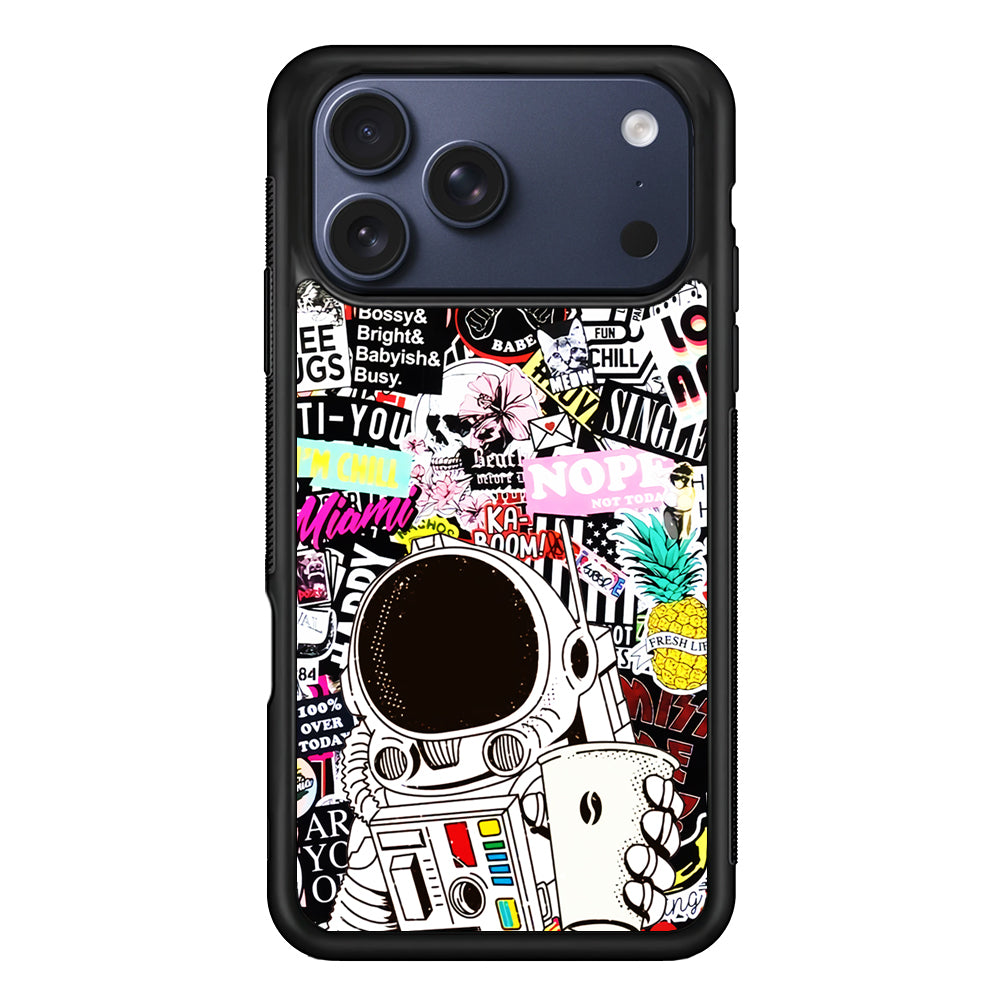 Astronauts Coffee Cheers iPhone 17 Pro Max Case - Xtracase