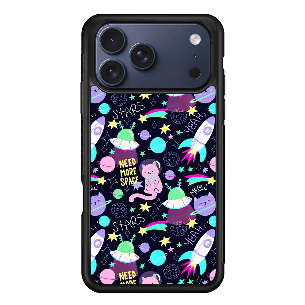Astronauts Rockets Cat iPhone 17 Pro Max Case - Xtracase