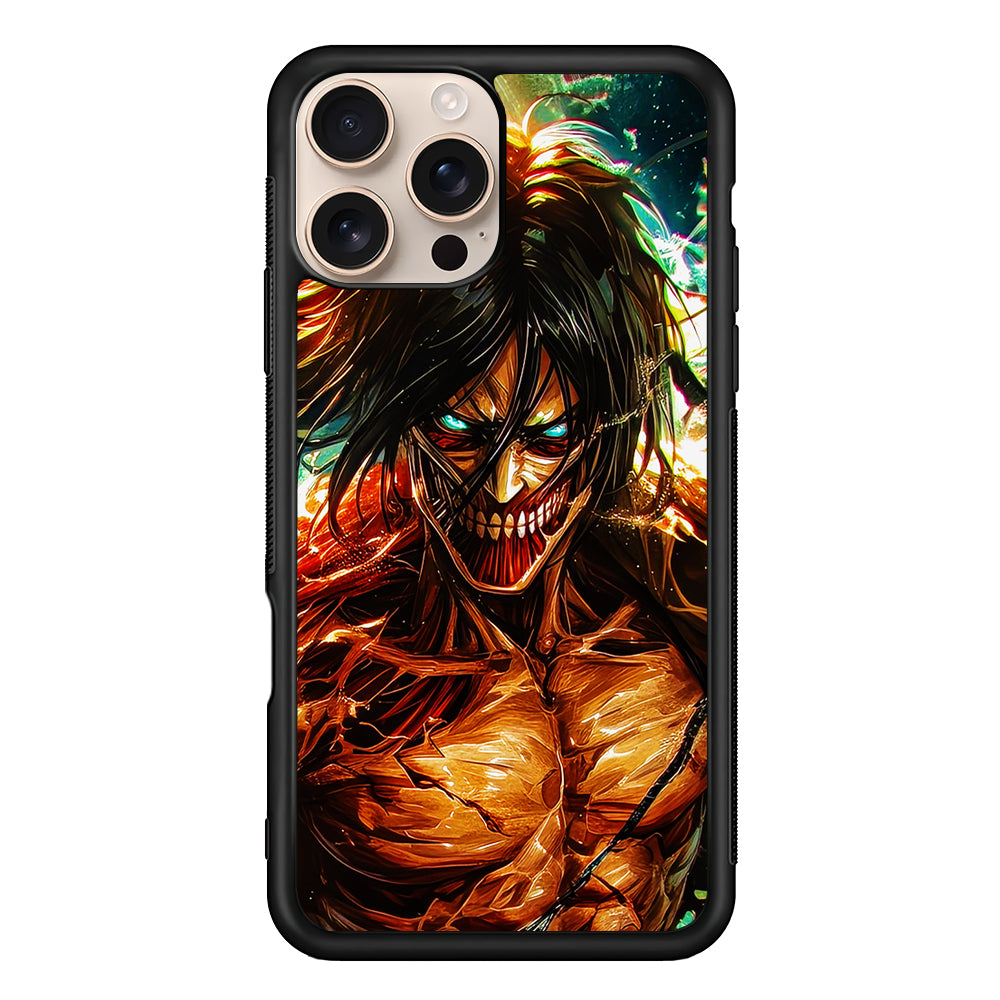 Attack on Titan Eren's Form iPhone 16 Pro Case - iPhone 16 Pro