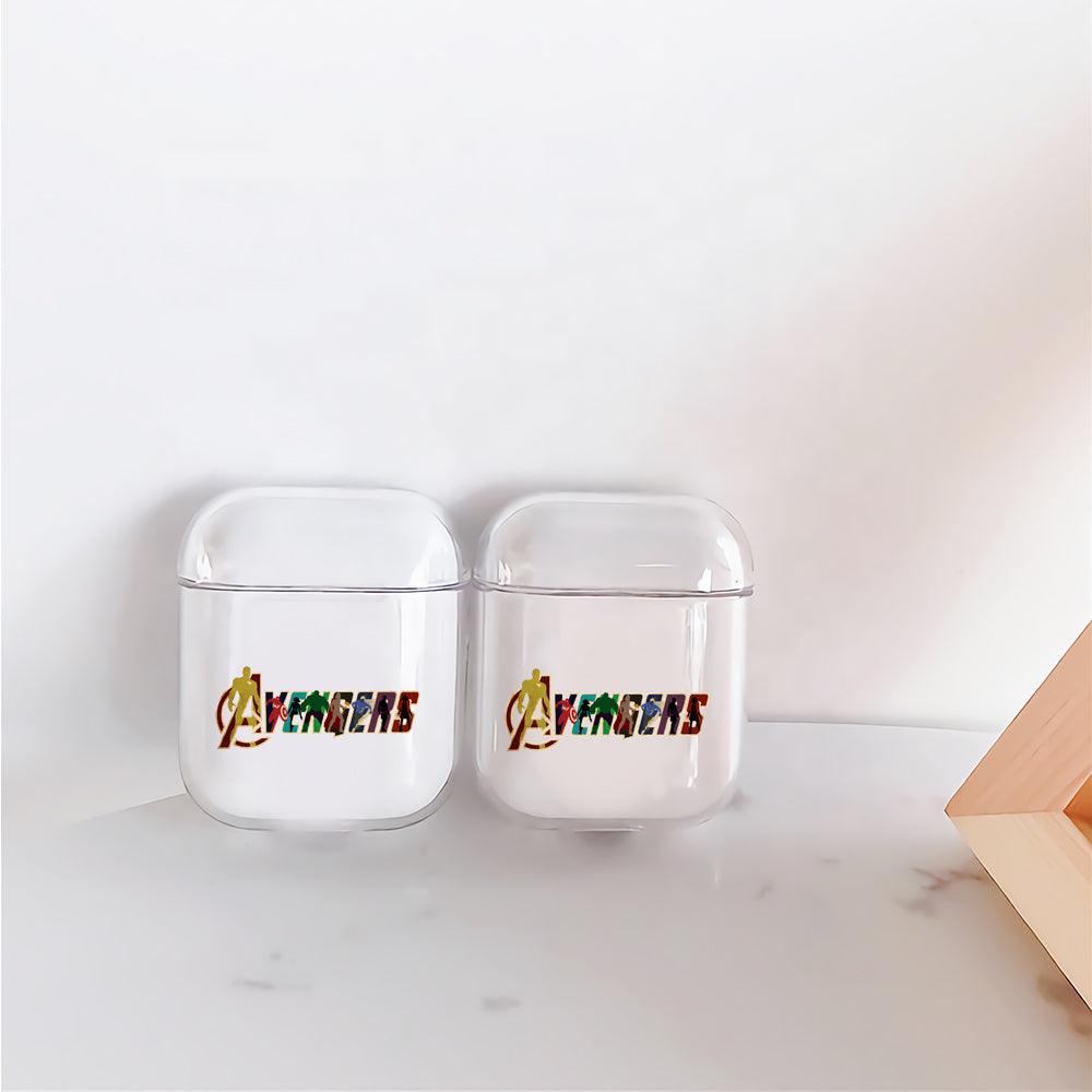 Avengers Team Logo Protective Clear Case Cover For Apple Airpods-Xtracase