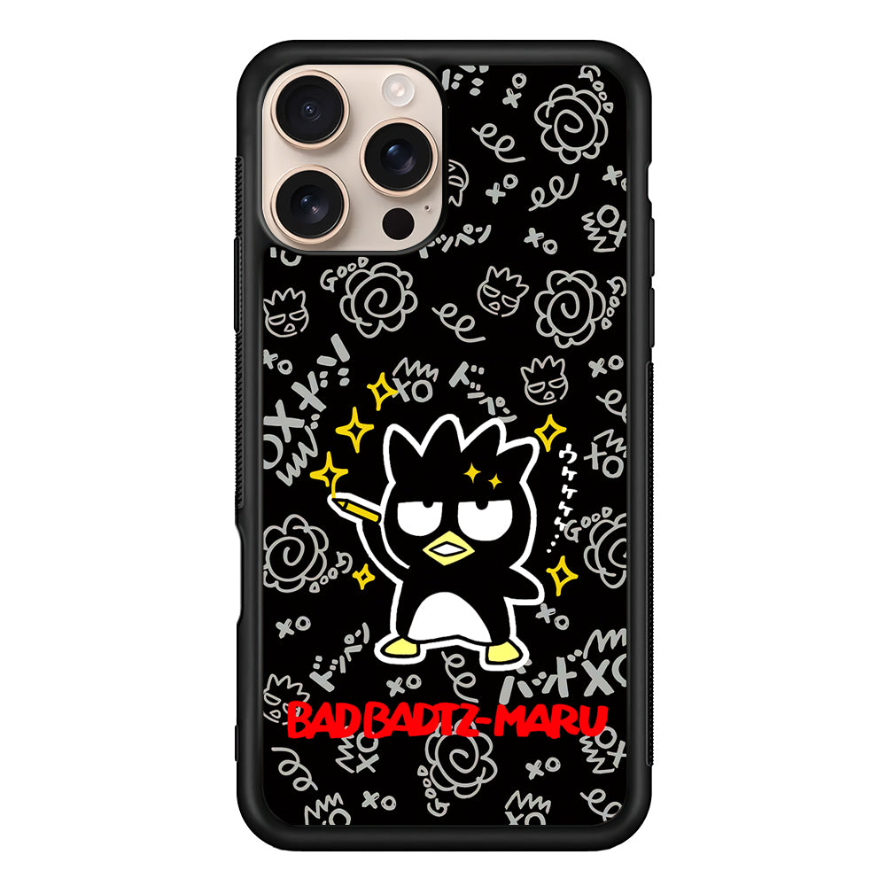 Badtz Maru Sanrio Black iPhone 16 Pro Case - iPhone 16 Pro