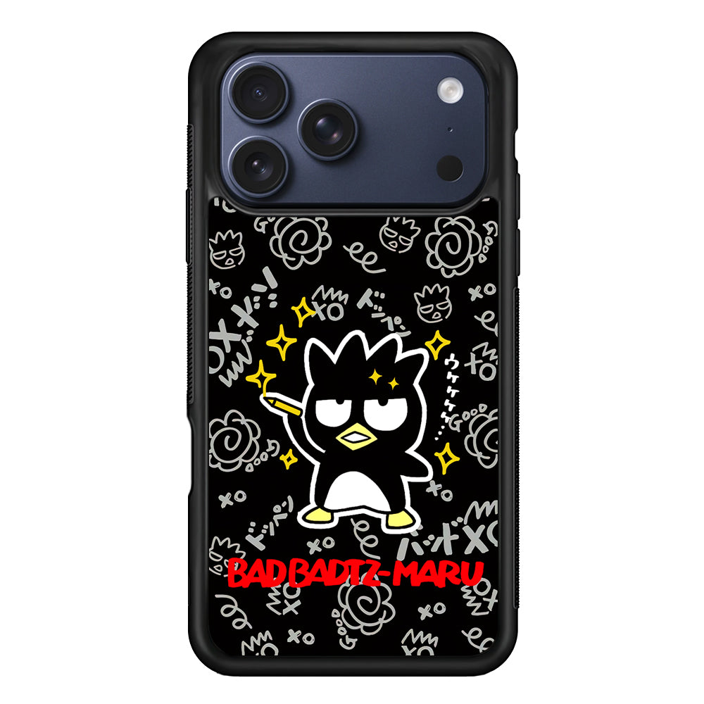Badtz Maru Sanrio Black iPhone 17 Pro Max Case - Xtracase