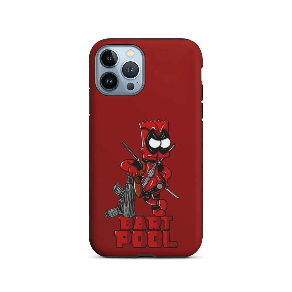 BartPool Simpson iPhone 13 Pro Case-2 in 1 Tough Case-Xtracase