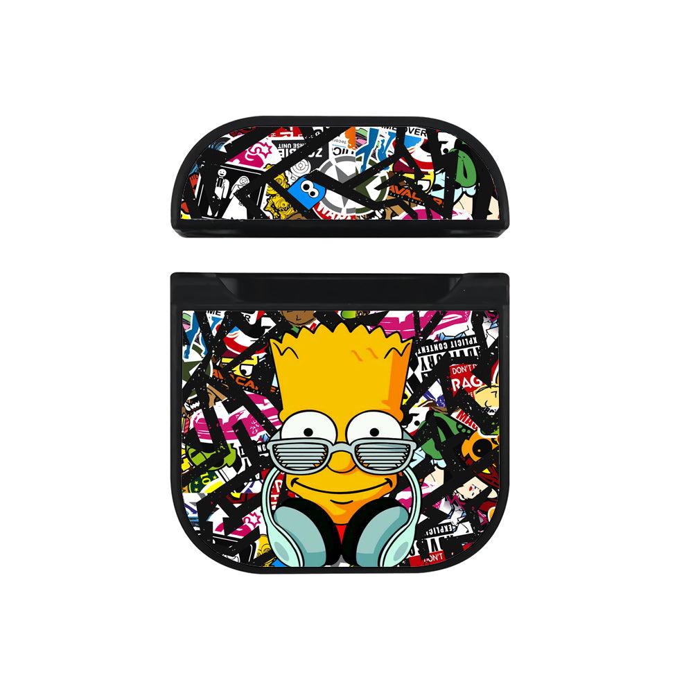 Bart Simpson DJ Composer Apple Airpods Case-Xtracase