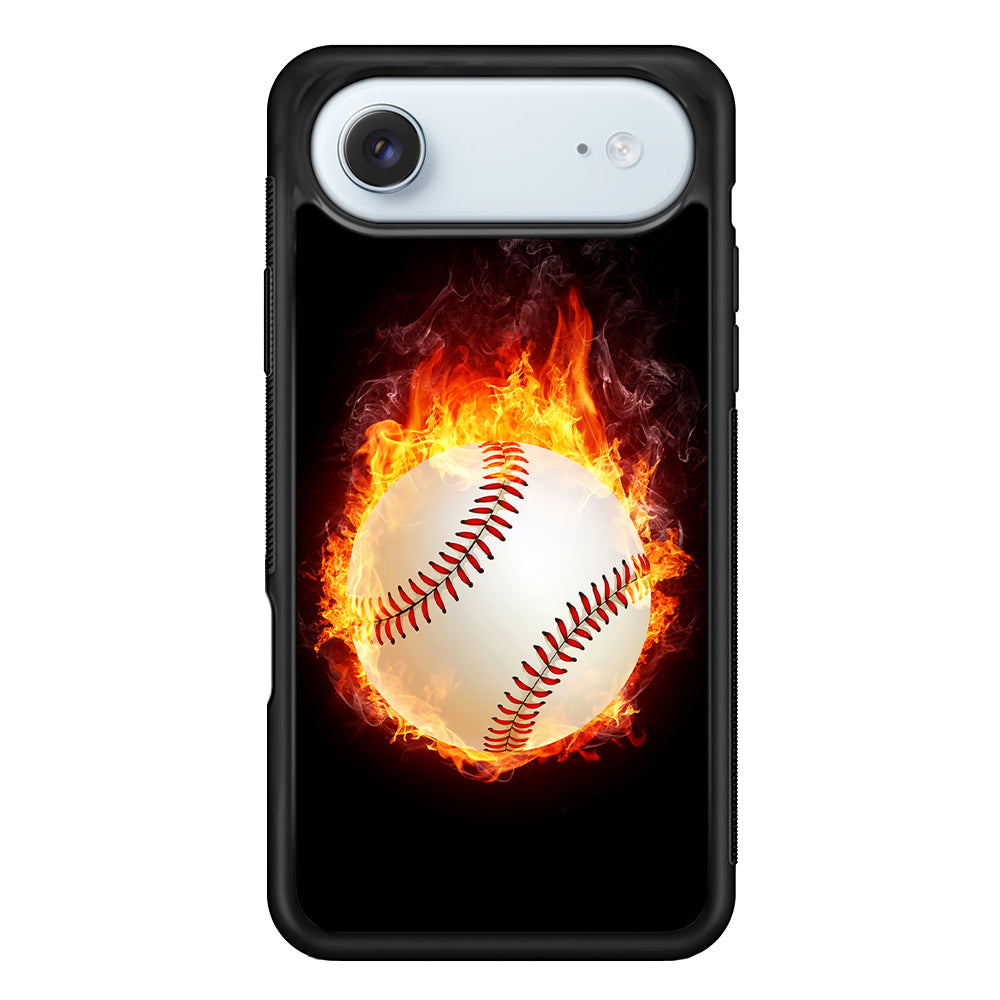 Baseball Ball on Fire iPhone 17 Air Case - Xtracase