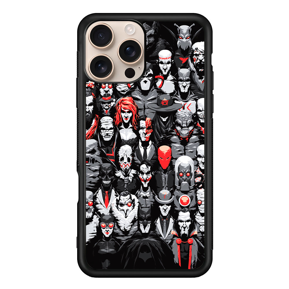 Batman Villains Character iPhone 16 Pro Case - iPhone 16 Pro